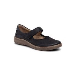 GO SOFT RITA-05 Granatowy. Niebieskie baleriny damskie GO SOFT, bez wzorów, ze skóry, bez obcasa. Za 139,99 zł.