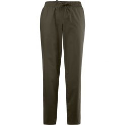 Chinosy damskie: Spodnie chino w kolorze zielonym