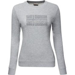 Bluza Napapijri Befro N0YIJW. Szare bluzy damskie Napapijri, m, bez wzorów, z elastanu, bez rękawów, bez kaptura. W wyprzedaży za 209,00 zł.