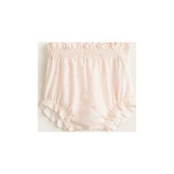 Mango Kids - Szorty dziecięce Star 62-80 cm. Różowe spodenki dziewczęce Mango Kids, bez wzorów, z bawełny, retro. Za 59,90 zł.
