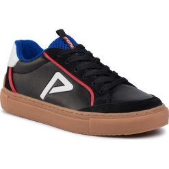 Sneakersy PEPE JEANS - Adams P Junio PBS30413 Black 999. Czarne trampki chłopięce Pepe Jeans, bez wzorów, z jeansu, na sznurówki. W wyprzedaży za 219,00 zł.