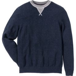 Swetry klasyczne męskie: Sweter Regular Fit bonprix ciemnoniebieski melanż