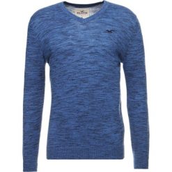 Swetry klasyczne męskie: Hollister Co. CORE V SOLID Sweter mottled blue