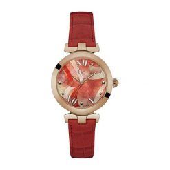 Zegarek "Y20004L3" w kolorze czerwonym. Czerwone, analogowe zegarki damskie Liu Jo, Guess, ze stali. W wyprzedaży za 379,95 zł.