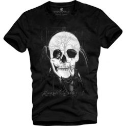 T-shirt męski UNDERWORLD Angels czarny. Czarne t-shirty męskie Underworld, m, bez wzorów, z bawełny, bez kołnierzyka. Za 69,99 zł.