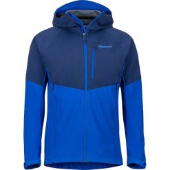 Kurtka softshellowa "Rom" w kolorze niebieskim. Niebieskie kurtki męskie Marmot, na zimę, s, bez wzorów, z materiału, bez kaptura. W wyprzedaży za 389,95 zł.