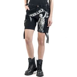 Szorty damskie: Metallica EMP Signature Collection Krótkie spodenki damskie czarny