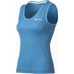 Topy sportowe damskie: Odlo Koszulka damska Singlet NIKA niebieska r. S (201091)