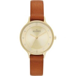 Skagen ANITA Zegarek brown. Brązowe, analogowe zegarki damskie Skagen. Za 499,00 zł.