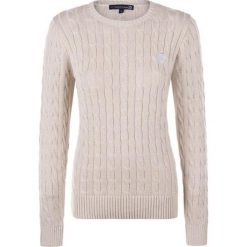 Sweter w kolorze beżowym. Brązowe swetry klasyczne damskie marki Giorgio di Mare, xs, z dzianiny, z okrągłym kołnierzem. W wyprzedaży za 173,95 zł.