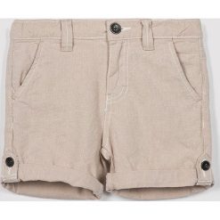 Blukids - Szorty dziecięce 98-134 cm. Brązowe spodenki chłopięce Blukids, bez wzorów, z bawełny, casualowe. W wyprzedaży za 39,90 zł.