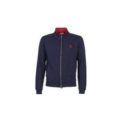 Bluzy U.S Polo Assn. LOGO ZIP FLC. Niebieskie bluzy męskie marki U.S. Polo Assn., s. Za 311,20 zł.