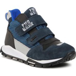 Sneakersy PRIMIGI - GORE-TEX 6421200 M Navy. Niebieskie trampki chłopięce Primigi, bez wzorów, ze skóry, na rzepy. Za 389,00 zł.