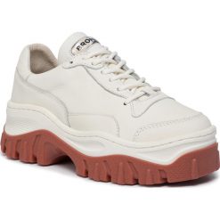Sneakersy BRONX - 66212D-AA jaxstar Off White/Rust 3253. Białe półbuty damskie Bronx, ze skóry. W wyprzedaży za 419,00 zł.