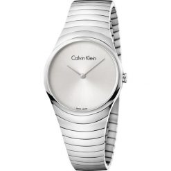 Calvin Klein Whirl Zegarek Srebrny. Szare zegarki damskie Calvin Klein, srebrne. Za 1146,95 zł.