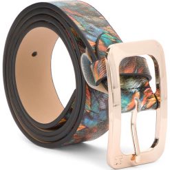 Akcesoria damskie: Pasek Damski KAZAR - 28854-08-39 Yellow/Blue/Orange