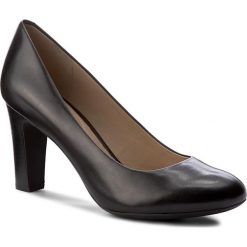 Półbuty GEOX - D N. Mariele H. A D5298A 00043 C9999 Black. Czarne czółenka damskie Geox, bez wzorów, ze skóry, bez obcasa. W wyprzedaży za 249,00 zł.