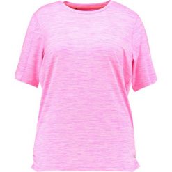 Topy sportowe damskie: Raiski MILLY R+ Tshirt basic neon pink melange