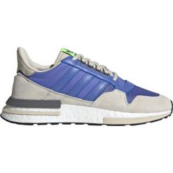 Adidas Originals ZX 500 RM Tenisówki Niebieski Biały Beżowy. Brązowe trampki męskie adidas Originals, bez wzorów, ze skóry, bez zapięcia. Za 636,95 zł.