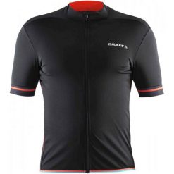 Koszulki sportowe męskie: Craft Koszulka Rowerowa Classic Black Orange S