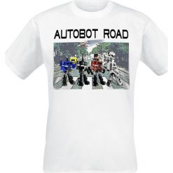 T-shirty męskie: Transformers Autobot Road T-Shirt biały