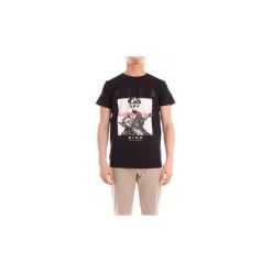 T-shirty z krótkim rękawem John Richmond HMA18060TS. Czarne t-shirty męskie John Richmond, s, bez wzorów, bez kołnierzyka, krótkie. Za 303,01 zł.
