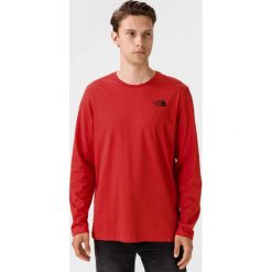 The North Face Easy Koszulka Czerwony. Czerwone podkoszulki męskie The North Face, xl, z nadrukiem, z bawełny, z długim rękawem. Za 169,95 zł.