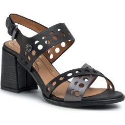 Sandały WRANGLER - Toledo Holly WL01572A Black 062. Czarne klapki damskie Wrangler, bez wzorów, ze skóry ekologicznej, bez obcasa, na obcasie. W wyprzedaży za 199,00 zł.