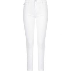Jeansy Slim Fit LOVE MOSCHINO WQ40400S 3226. Czarne jeansy damskie Love Moschino, s, bez wzorów, z elastanu. W wyprzedaży za 389,00 zł.