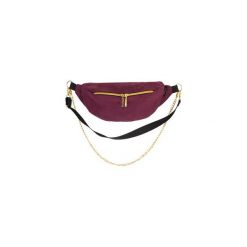 Nerka zamsz fiolet. Fioletowe nerki damskie Sacky.bag, w paski, z tkaniny, duże, bez dodatków. Za 130,00 zł.
