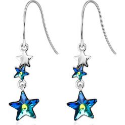 Kolczyki z kryształkami Swarovski. Szare kolczyki damskie marki Crystal & Co, z kryształem. W wyprzedaży za 72,95 zł.