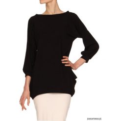 Bluzki asymetryczne: Bluzka czarna YY500119_RAL9005