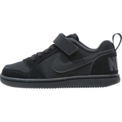 Nike Sportswear COURT BOROUGH Tenisówki i Trampki black. Czarne trampki dziewczęce Nike Sportswear, ze skóry. Za 149,00 zł.