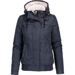 Kurtka przejściowa w kolorze granatowym. Niebieskie kurtki damskie Street & Sports Wear, xs, z aplikacjami, ze skóry, bez kaptura. W wyprzedaży za 257,95 zł.