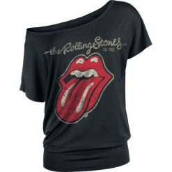 The Rolling Stones Plastered Tongue Koszulka damska czarny. Czarne koszulki damskie The Rolling Stones, xl, z nadrukiem, klasyczne, z klasycznym kołnierzykiem, bez rękawów. Za 121,90 zł.