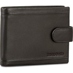 Duży Portfel Męski SAMSONITE - 001-01460-0294-01 Black. Czarne portfele męskie marki Samsonite, ze skóry. W wyprzedaży za 189,00 zł.