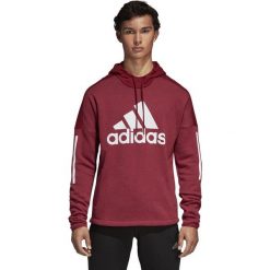 MĘSKA BLUZA ADIDAS LOGO (L). Pomarańczowe bluzy męskie Adidas, m, z nadrukiem, z bawełny, z kapturem, bez rękawów, z kapturem. W wyprzedaży za 229,99 zł.