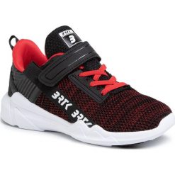 Sneakersy BARTEK - 78208/W76 Czarno-Czerwony. Czarne trampki chłopięce Bartek, bez wzorów, ze skóry ekologicznej, na rzepy. Za 139,00 zł.