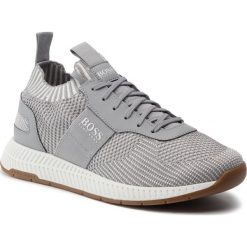 Sneakersy BOSS - Titanium 50408127 10216106 Light/Pastel Grey 050. Szare sneakersy męskie Boss, na co dzień, bez wzorów, ze skóry ekologicznej, bez zapięcia. Za 849,00 zł.