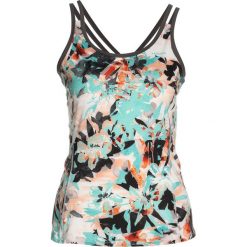Topy sportowe damskie: Head VISION GRAPHIC STRAP TANK Koszulka sportowa turquoise/anthracite