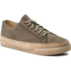 Półbuty CLARKS - Hidi Holly 261310294 Khaki Nubuck. Szare półbuty damskie skórzane marki Clarks, na płaskiej podeszwie. W wyprzedaży za 269,00 zł.
