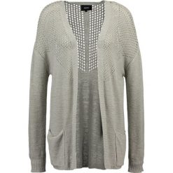 Kardigany damskie: Object OBJDARREN CARDIGAN Kardigan light grey melange