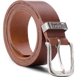 Pasek Męski TOMMY JEANS - Tjm Metal Loop Belt AM0AM03491 90 206. Pomarańczowe paski męskie Tommy Jeans, w paski, z jeansu. W wyprzedaży za 159,00 zł.