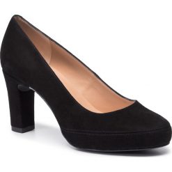 Półbuty UNISA - Numar Classic F19 Ks Black Ki. Czarne półbuty damskie Unisa, bez wzorów, ze skóry, eleganckie, bez obcasa, na obcasie, bez zapięcia. Za 389,00 zł.