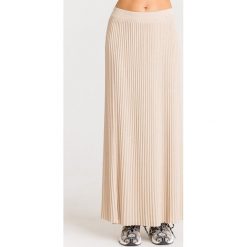 SPÓDNICA SCILLA Max Mara Weekend. Brązowe spódniczki damskie Weekend Max Mara, na imprezę, s, bez wzorów, z wełny, maxi. Za 999,00 zł.