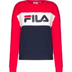 Bluza FILA LEAH. Czerwone bluzy damskie Fila, z nadrukiem, z dzianiny, bez rękawów, bez kaptura. W wyprzedaży za 154,00 zł.