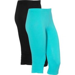 Cellbes Legginsy 2 Pack turkusowy czarny female niebieski/turkusowy/czarny 34/36. Niebieskie legginsy damskie Cellbes, bez wzorów, z gumy. W wyprzedaży za 45,00 zł.