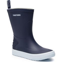 Kalosze TRETORN - Offshore 473418 Navy 80. Niebieskie kalosze damskie Tretorn, bez wzorów, z tworzywa sztucznego, przed kolano. Za 369,00 zł.