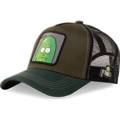 Czapka z daszkiem CAPSLAB - Rick And Morty Pickle Rick CL/REM/1/PIC2 Green. Zielone czapki męskie CapsLab, bez wzorów, z bawełny. Za 129,00 zł.