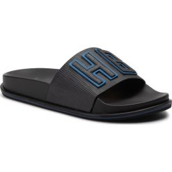 Klapki BOSS - Cliff 50408525 10208519 01 Dark Blue 401. Niebieskie klapki męskie Boss, ze skóry, bez zapięcia. W wyprzedaży za 319,00 zł.